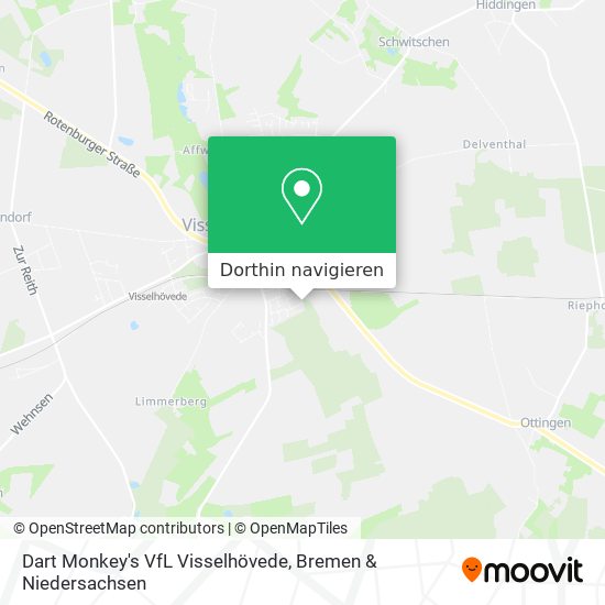 Dart Monkey's VfL Visselhövede Karte