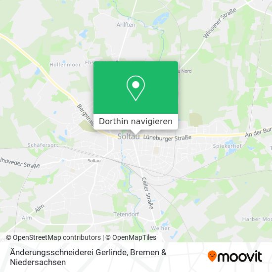 Änderungsschneiderei Gerlinde Karte