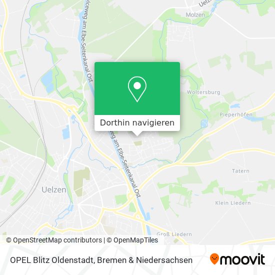 OPEL Blitz Oldenstadt Karte