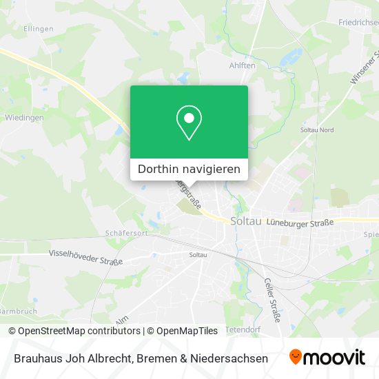Brauhaus Joh Albrecht Karte