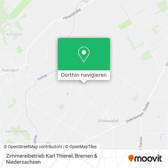 Zimmereibetrieb Karl Thienel Karte