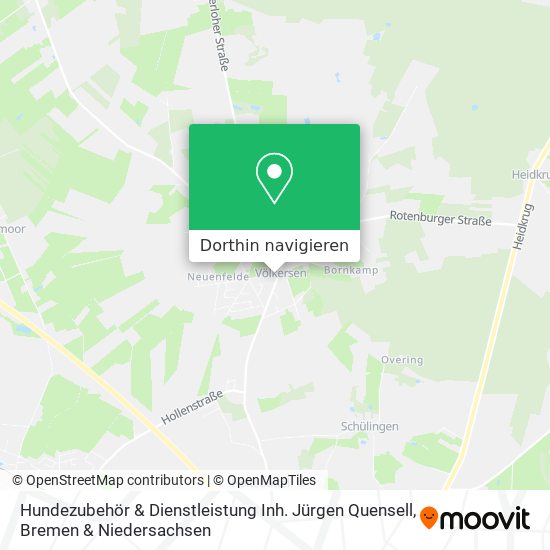 Hundezubehör & Dienstleistung Inh. Jürgen Quensell Karte
