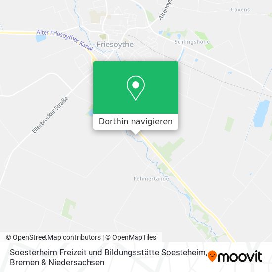 Soesterheim Freizeit und Bildungsstätte Soesteheim Karte