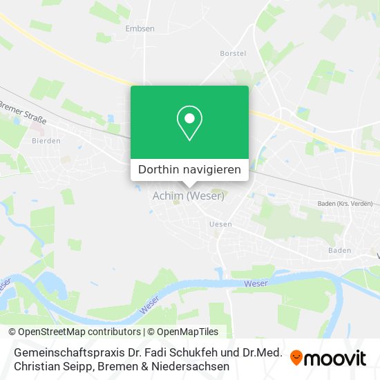 Gemeinschaftspraxis Dr. Fadi Schukfeh und Dr.Med. Christian Seipp Karte