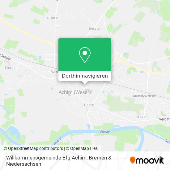 Willkommensgemeinde Efg Achim Karte