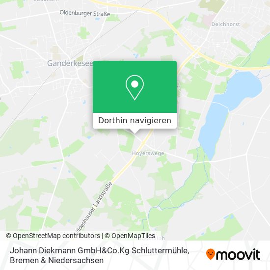 Johann Diekmann GmbH&Co.Kg Schluttermühle Karte