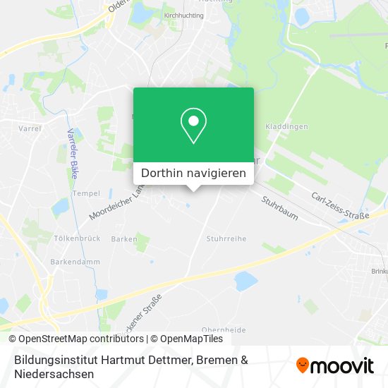 Bildungsinstitut Hartmut Dettmer Karte