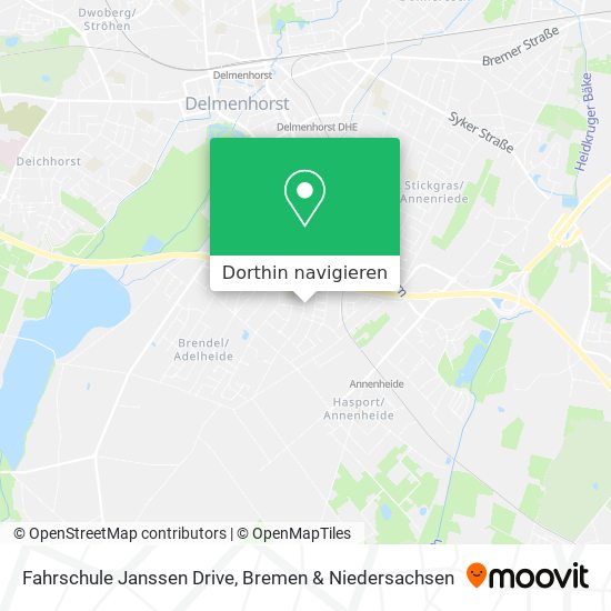 Fahrschule Janssen Drive Karte