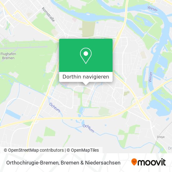 Orthochirugie-Bremen Karte