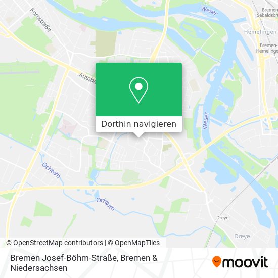 Bremen Josef-Böhm-Straße Karte