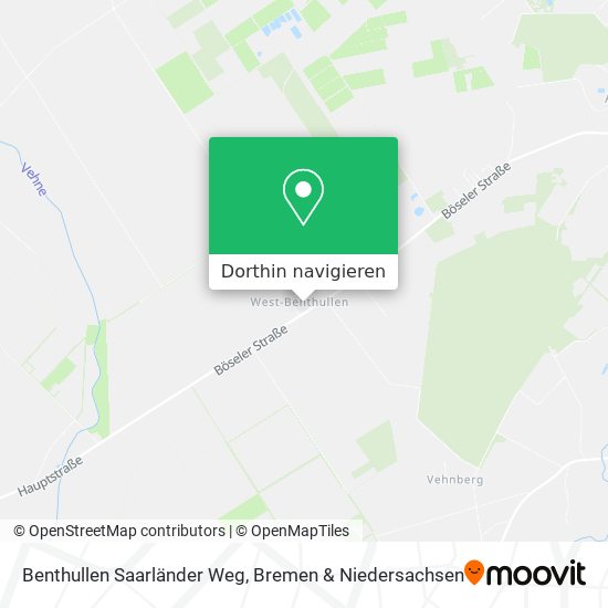 Benthullen Saarländer Weg Karte