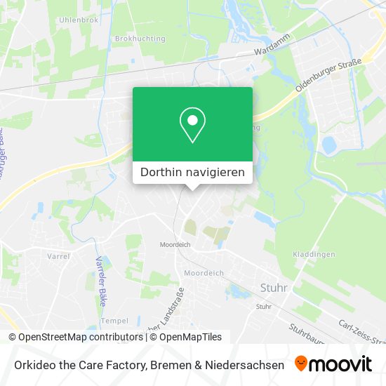 Orkideo the Care Factory Karte
