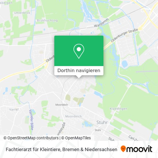 Fachtierarzt für Kleintiere Karte