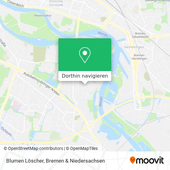 Blumen Löscher Karte