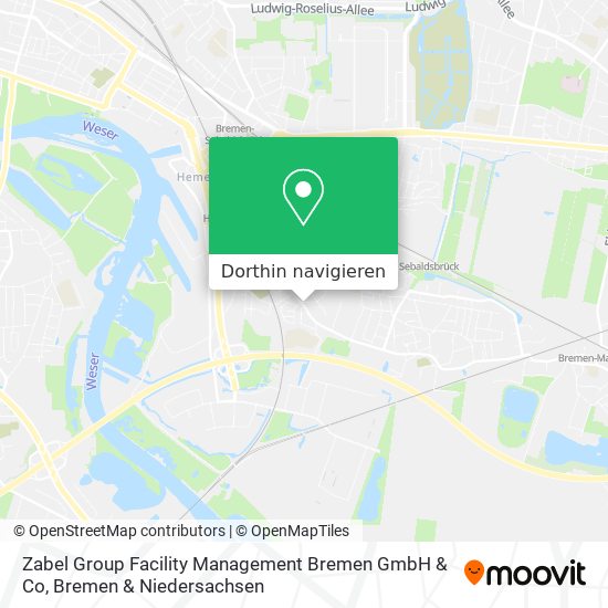 Zabel Group Facility Management Bremen GmbH & Co Karte