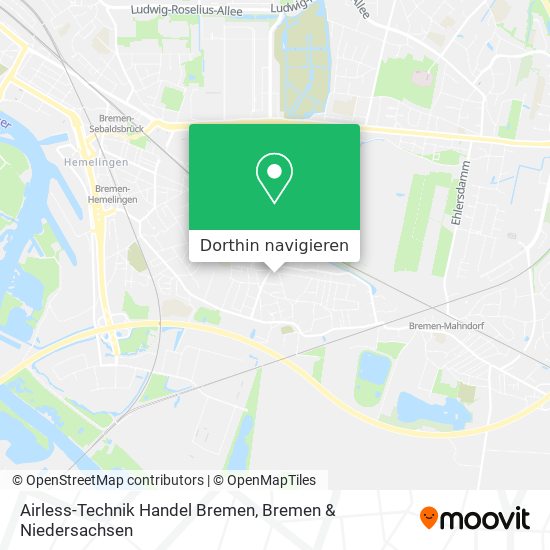 Airless-Technik Handel Bremen Karte