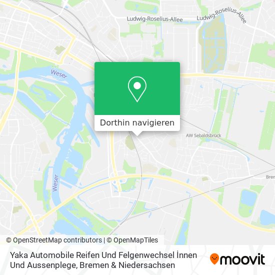 Yaka Automobile Reifen Und Felgenwechsel İnnen Und Aussenplege Karte