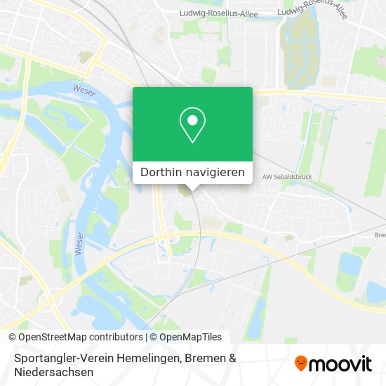 Sportangler-Verein Hemelingen Karte