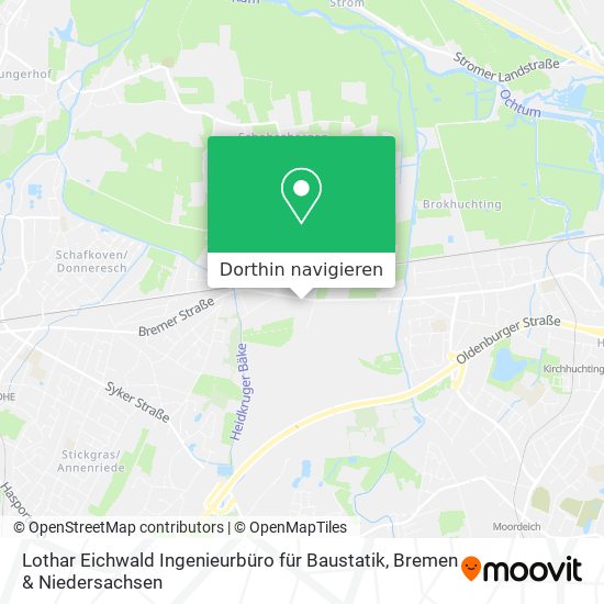 Lothar Eichwald Ingenieurbüro für Baustatik Karte
