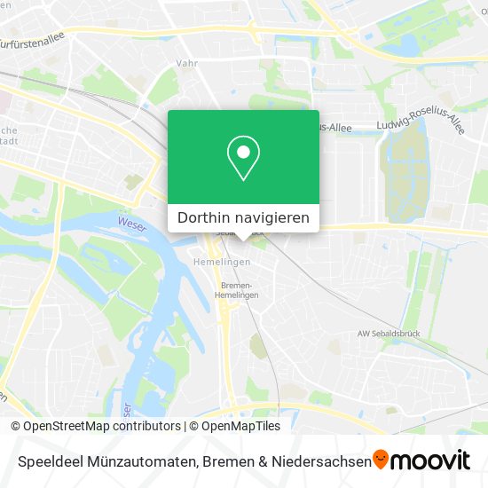Speeldeel Münzautomaten Karte
