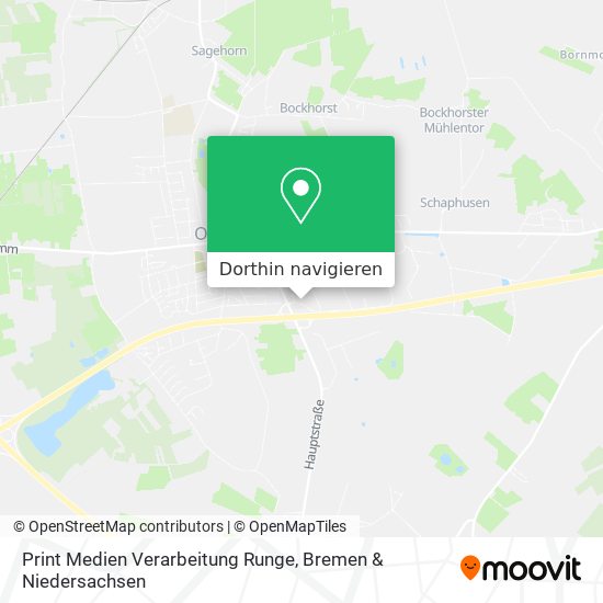 Print Medien Verarbeitung Runge Karte
