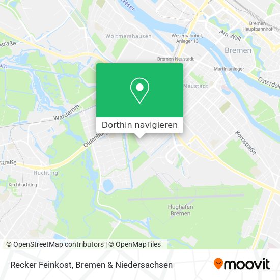 Recker Feinkost Karte