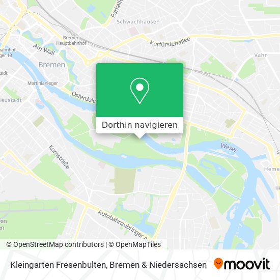 Kleingarten Fresenbulten Karte