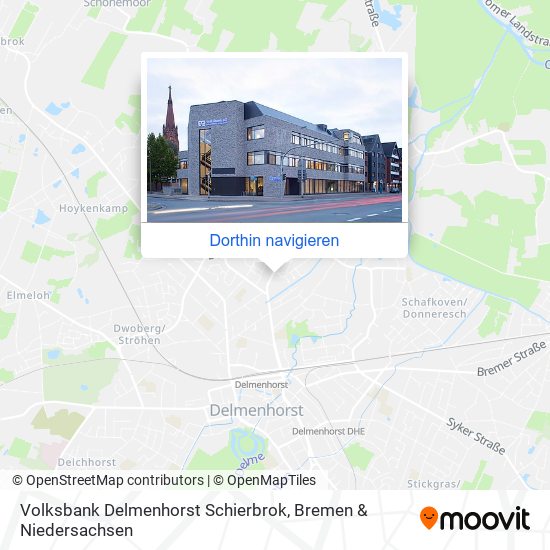 Volksbank Delmenhorst Schierbrok Karte