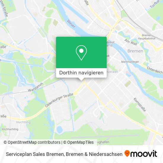 Serviceplan Sales Bremen Karte