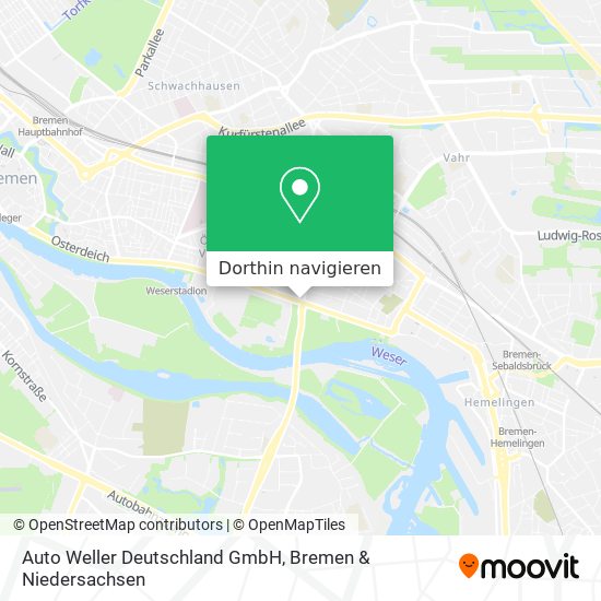 Auto Weller Deutschland GmbH Karte