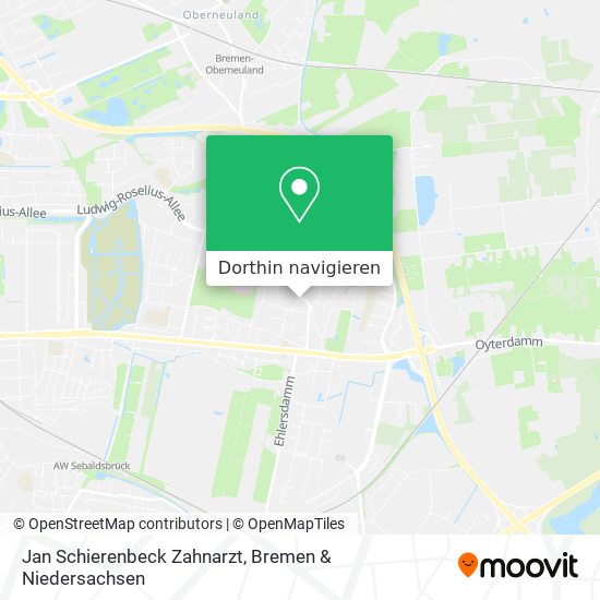 Jan Schierenbeck Zahnarzt Karte