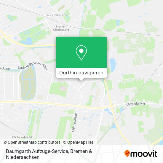 Baumgarth Aufzüge-Service Karte