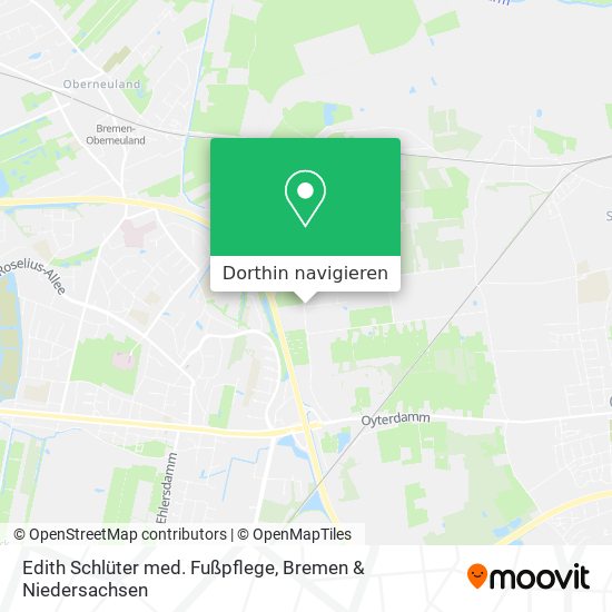 Edith Schlüter med. Fußpflege Karte