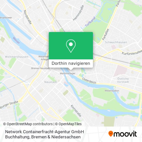 Network Containerfracht-Agentur GmbH Buchhaltung Karte