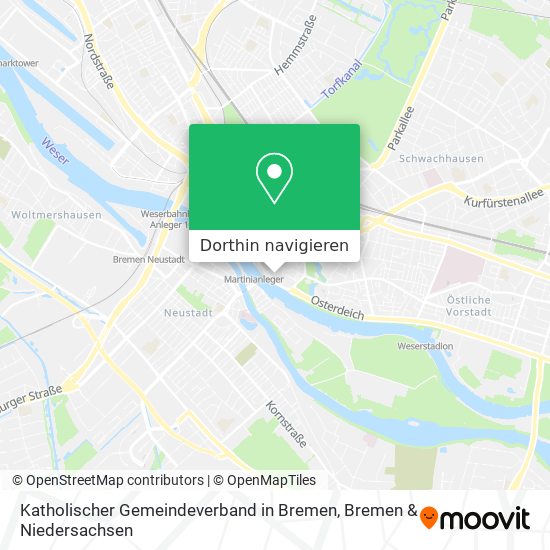 Katholischer Gemeindeverband in Bremen Karte