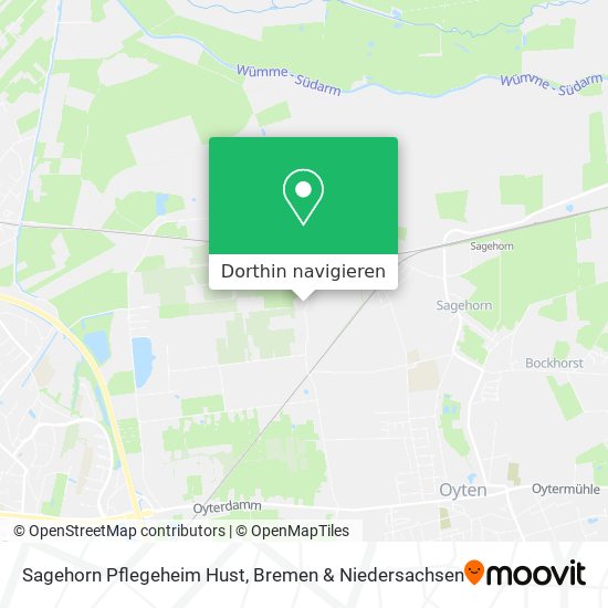 Sagehorn Pflegeheim Hust Karte