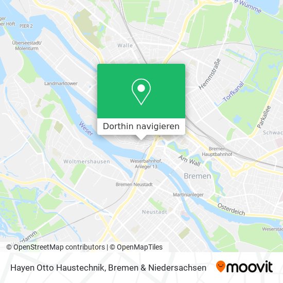 Hayen Otto Haustechnik Karte