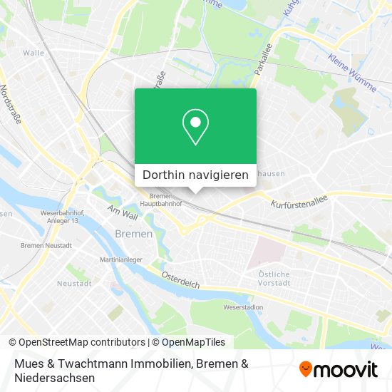 Mues & Twachtmann Immobilien Karte