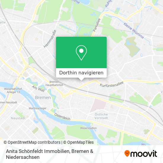 Anita Schönfeldt Immobilien Karte