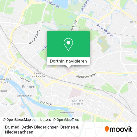 Dr. med. Detlev Diederichsen Karte