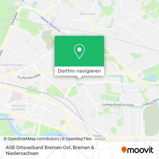 ASB Ortsverband Bremen-Ost Karte