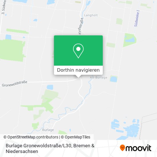Burlage Gronewoldstraße/L30 Karte