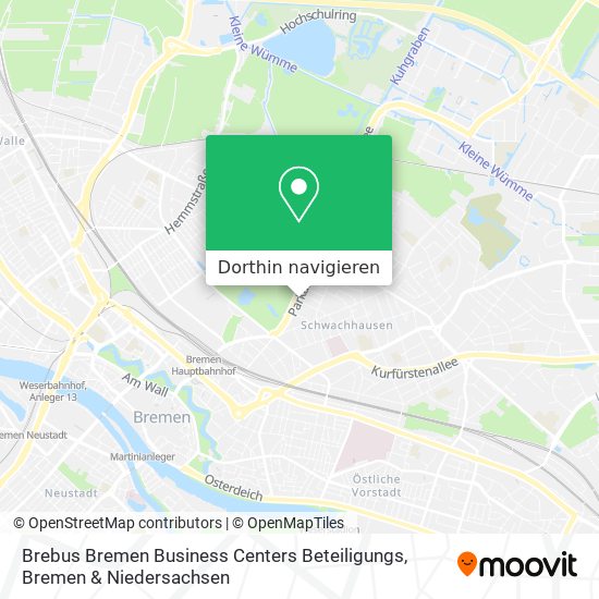 Brebus Bremen Business Centers Beteiligungs Karte