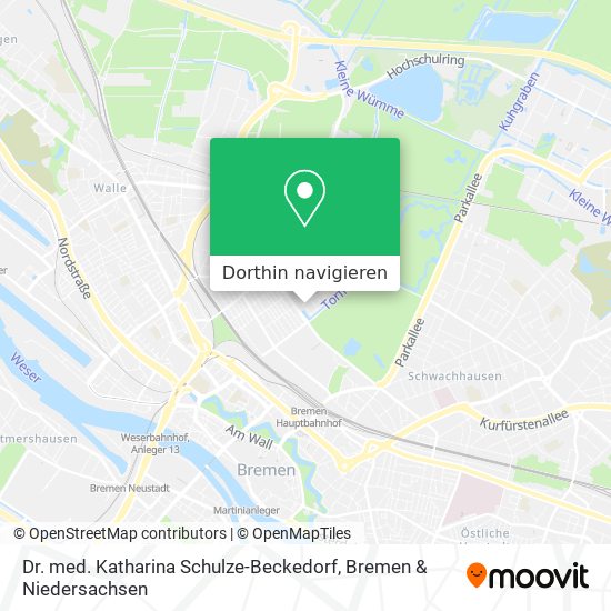 Dr. med. Katharina Schulze-Beckedorf Karte