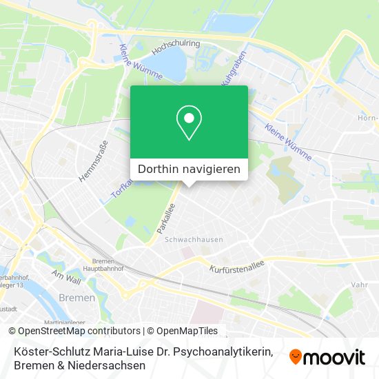 Köster-Schlutz Maria-Luise Dr. Psychoanalytikerin Karte