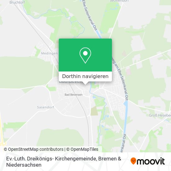 Ev.-Luth. Dreikönigs- Kirchengemeinde Karte