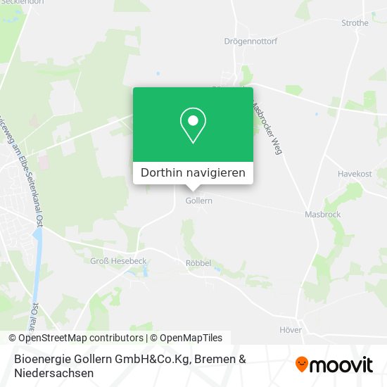 Bioenergie Gollern GmbH&Co.Kg Karte