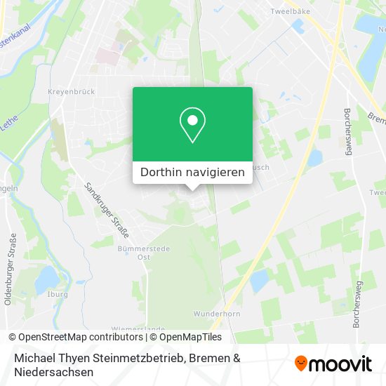 Michael Thyen Steinmetzbetrieb Karte