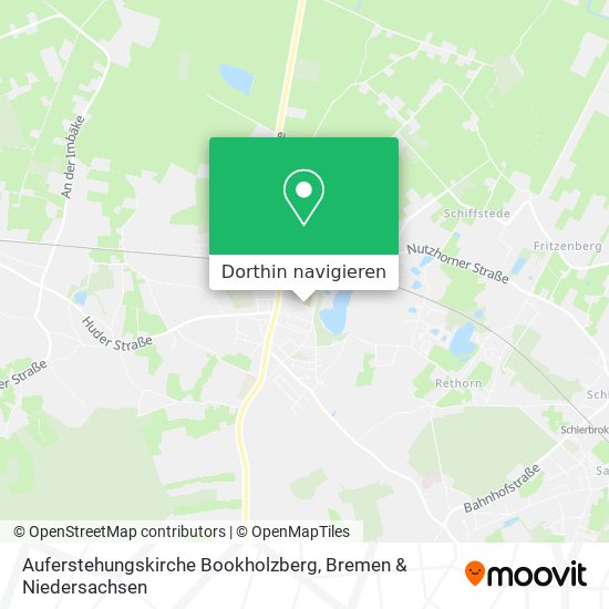 Auferstehungskirche Bookholzberg Karte