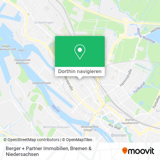 Berger + Partner Immobilien Karte